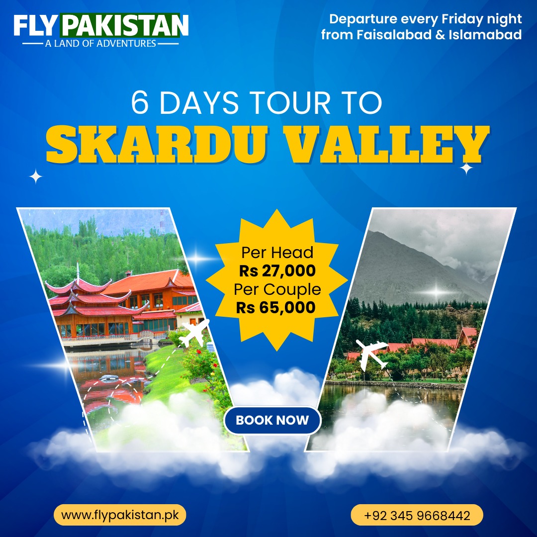 Book Deal 6 Days Tour To Skardu Valley November 2024